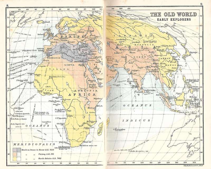 A Literary and Historical Atlas of Europe | J. G. Bartholomew
