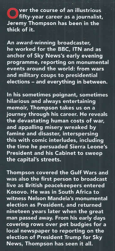 Breaking News: An Autobiography (Inscribed by Author) | Jeremy Thompson