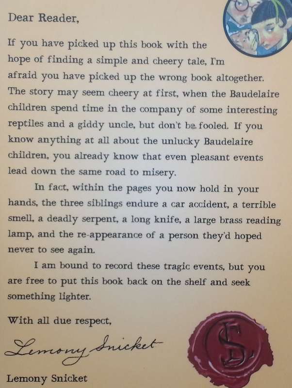 The Reptile Room | Lemony Snicket