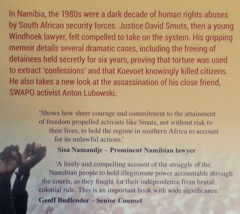 Death, Detention and Disappearance: A Lawyer's Battle to Hold Power to Account on 1980's Namibia ...