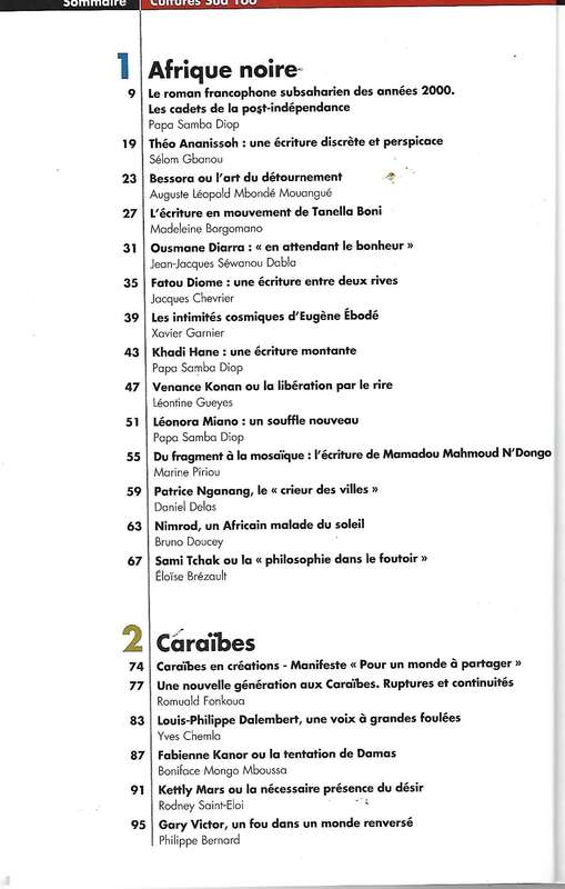 Cultures Sud n 166 | Culturesfrance