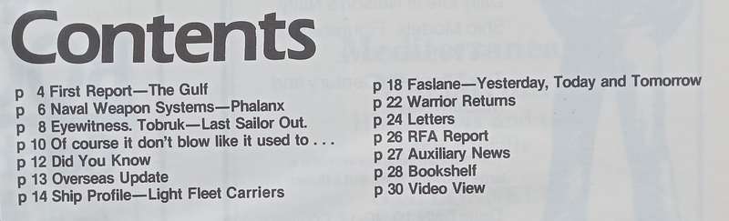 Warship World (Vol. 1, No. 12, Autumn 1985)