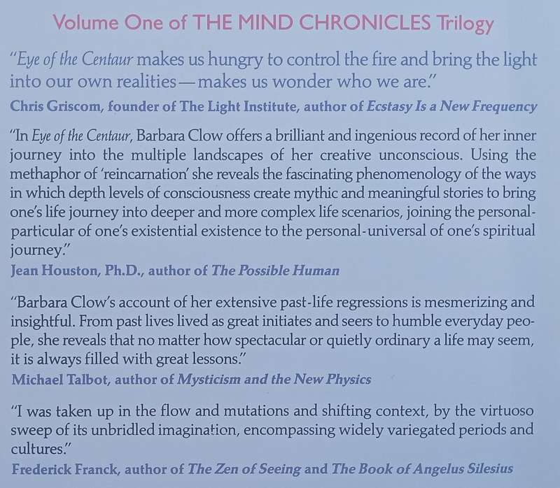 Eye of the Centaur: A Visionary Guide into Past Lives | Barbara Hand Clow