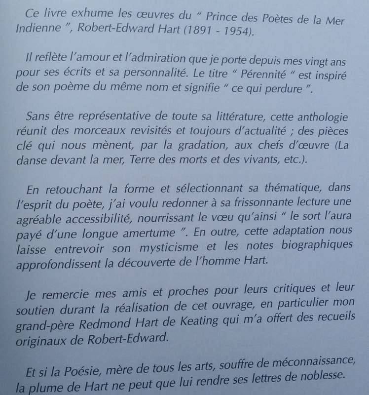 Perennite: Anthologie inedite de Robert-Edward Hart (French) | Stefan Hart de Keating