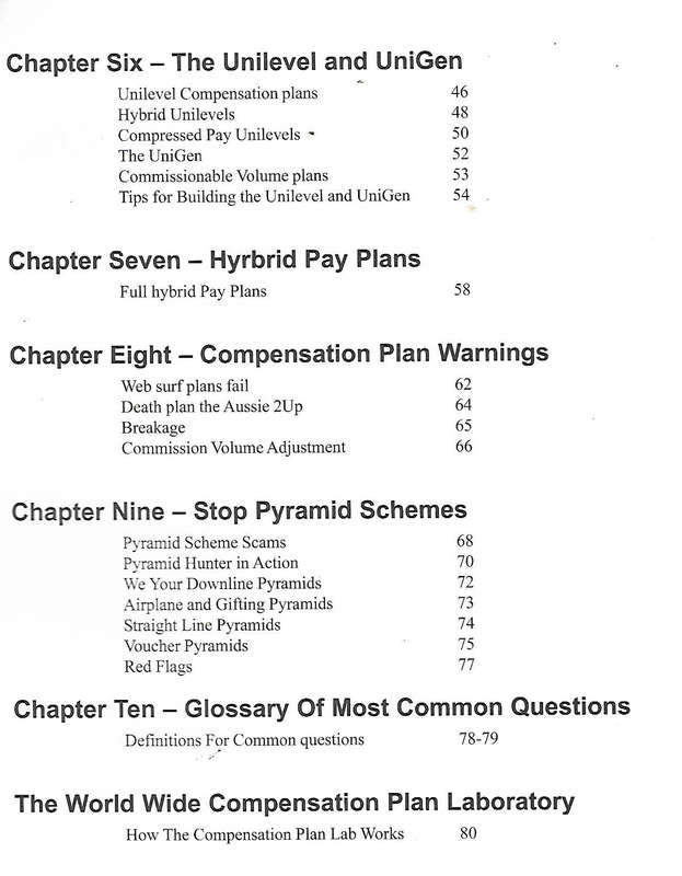 Rod Cook's big illustrated book of MLM compensation pay plans | Rod Cook