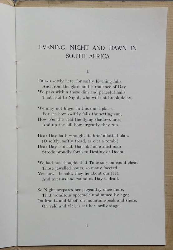 Evening, Night and Dawn in South Africa | Mary R. Boyd