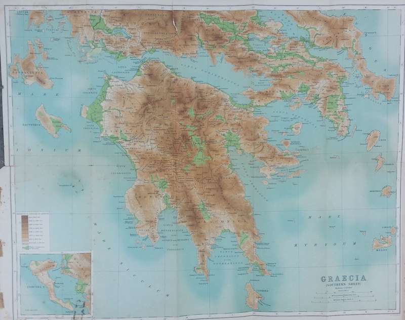 Murray's Handy Classical Maps: Graecia (2 Maps)