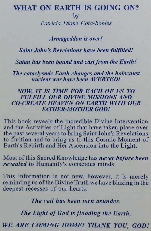 What on Earth is Going On? (With Typed Letter and Signed Card from Author) | Patricia Diane Cota-...