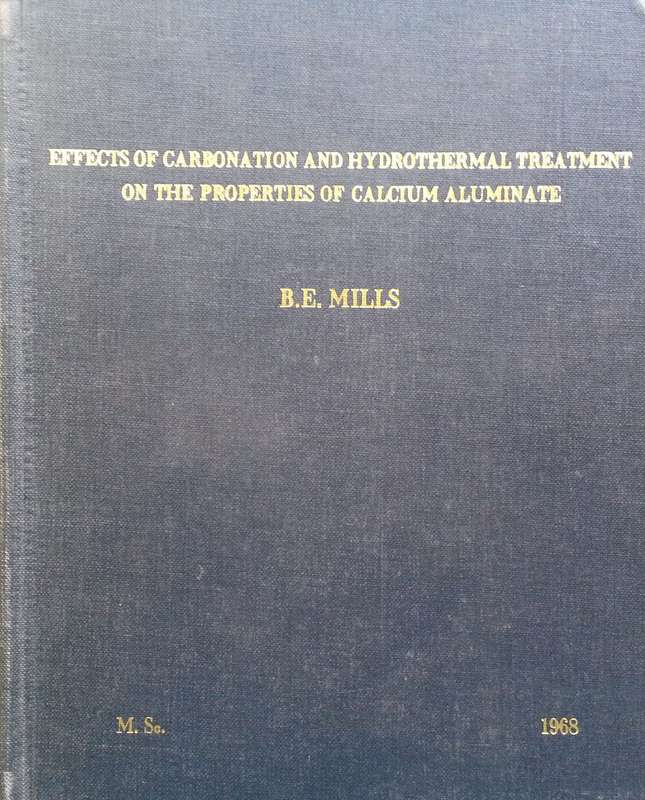 Effects of Carbonation and Hydrothermal Treatment on the Properties of Calcium Aluminium (Inscrib...