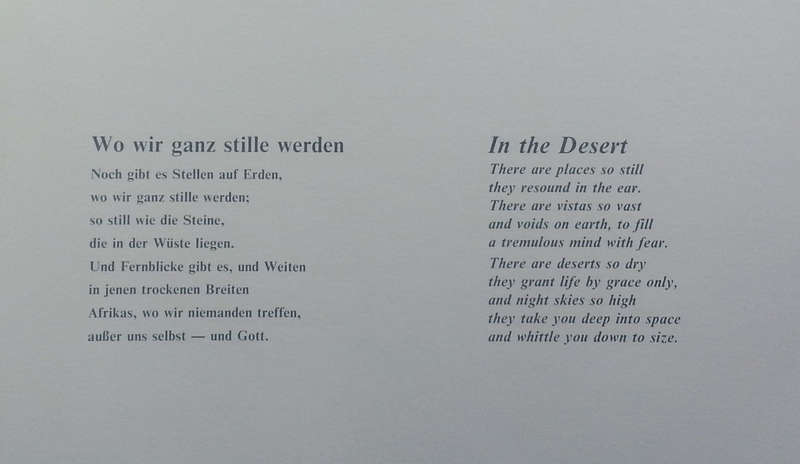 "Noch sind da Stellen so still/There are Places so Still" Part One (Limited Edition, Signed by Ar...
