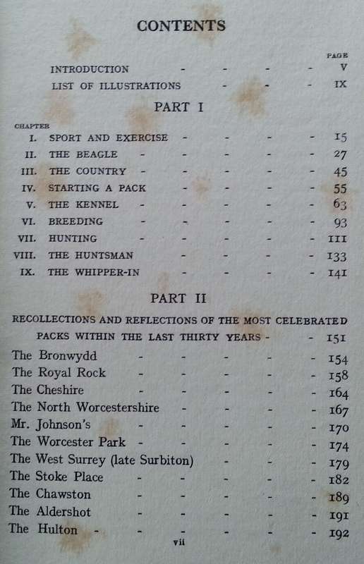 Beagles and Beagling (First Edition, Published 1923) | J. Otho Paget