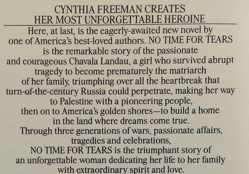No Time for Tears | Cynthia Freeman