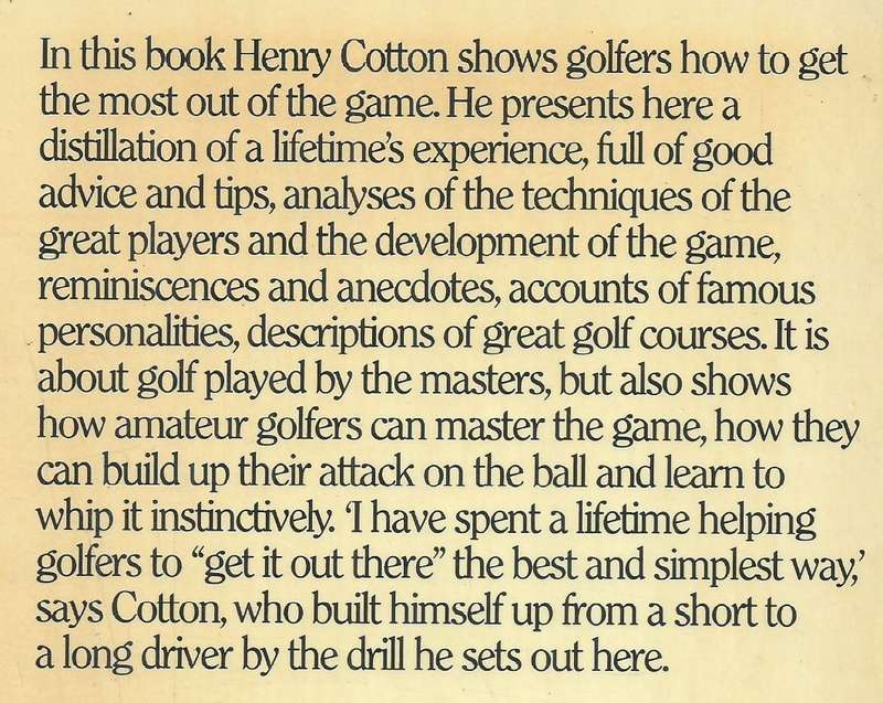 Thanks for the Game: The Best of Golf with Henry Cotton | Henry Cotton