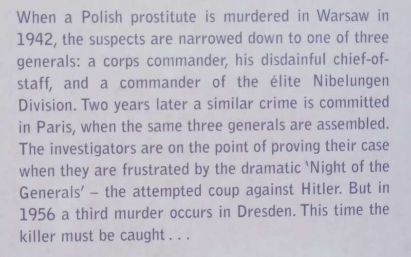 Night of the Generals | Hans Helmutt Kirst