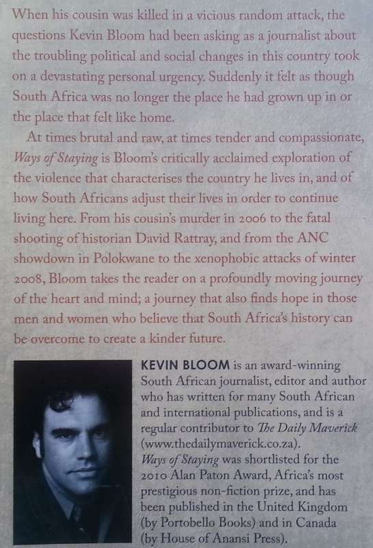 Ways of Staying | Kevin Bloom