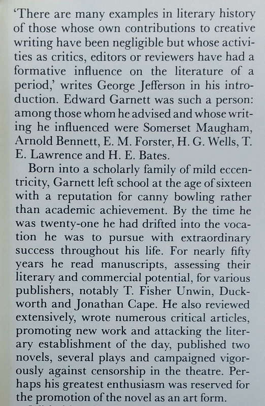 Edward Garnett: A Life in Literature | George Jefferson