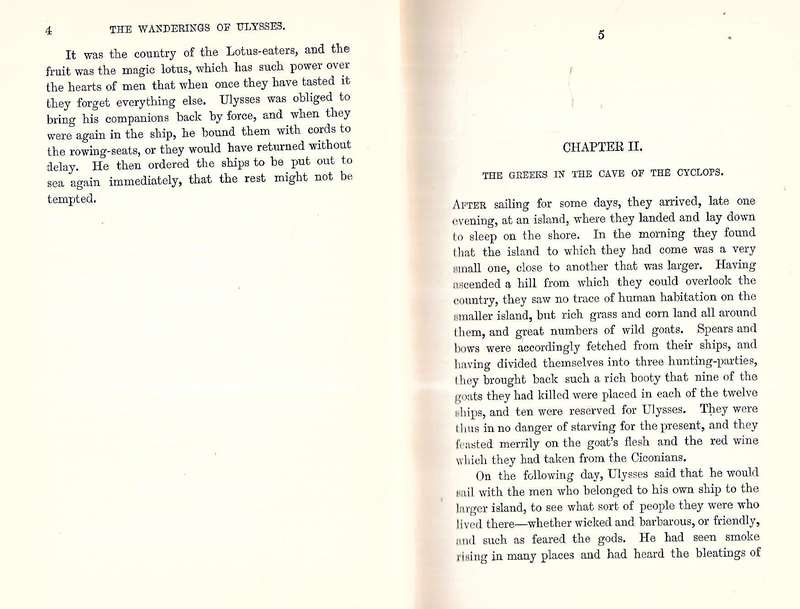 The Wanderings of Ulysses (Second Edition, Published 1886) | Professor C. Witt