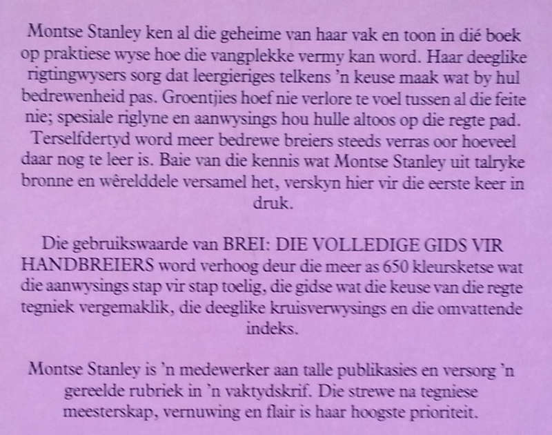 Brei: Die Volledige Gids vir Handbreiers (Afrikaans) | Montse Stanley