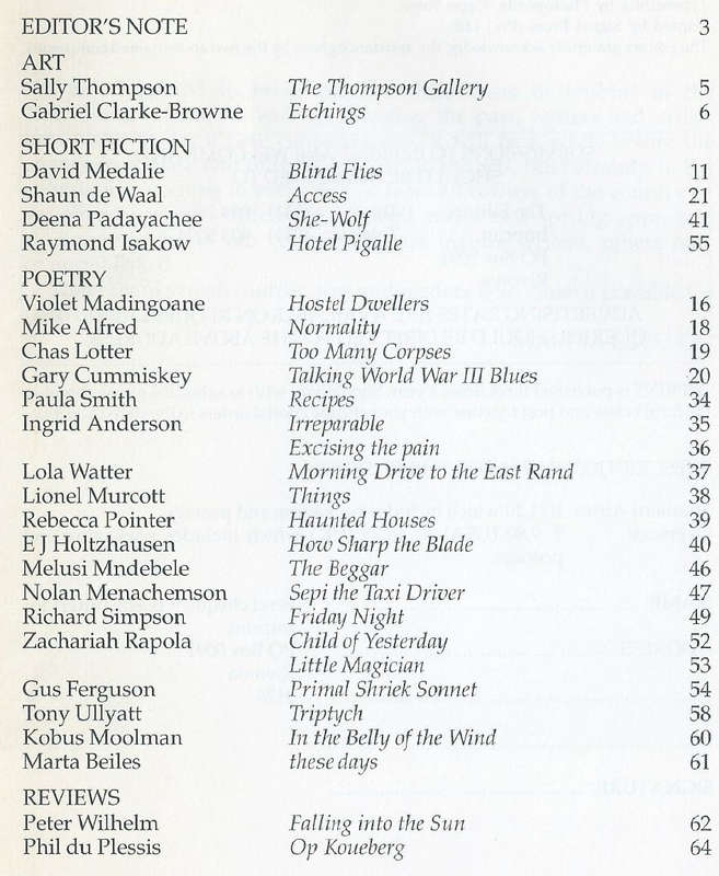 Imprint: A Magazine of the Arts (Nos. 1-5, 1993-1995)