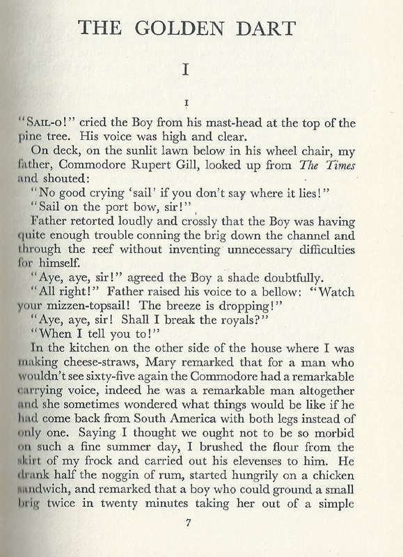The Golden Dart (First Edition, 1949) | Selwyn Jepson