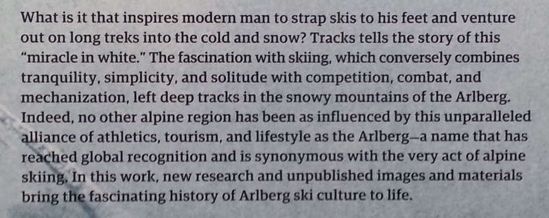 Tracks: The Arlberg and the Culture of Skiing | Sabine Dettling & Bernhard Tschofen