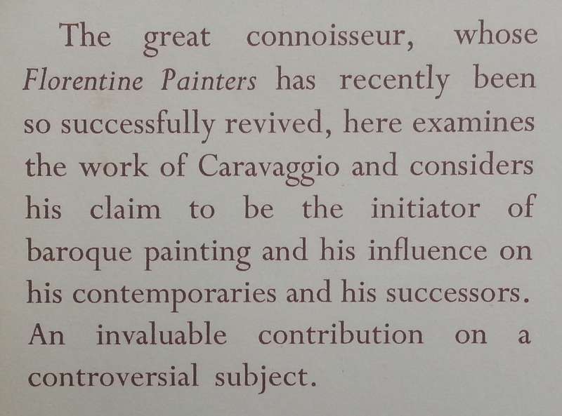 Caravaggio: His Incongruity and his Fame | Bernard Berenson