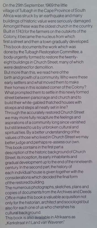 Church Street in the Land of Waveren | Gawie & Gewn Fagen
