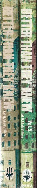 Better Than They Knew (2 Volumes) | R. M. De Villiers (Ed.)