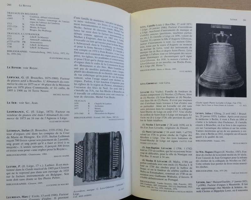 Dictionnaire des Facteurs D'Instruments de Musique en Wallonie et a Bruxelles du 9e Siecle a nos ...