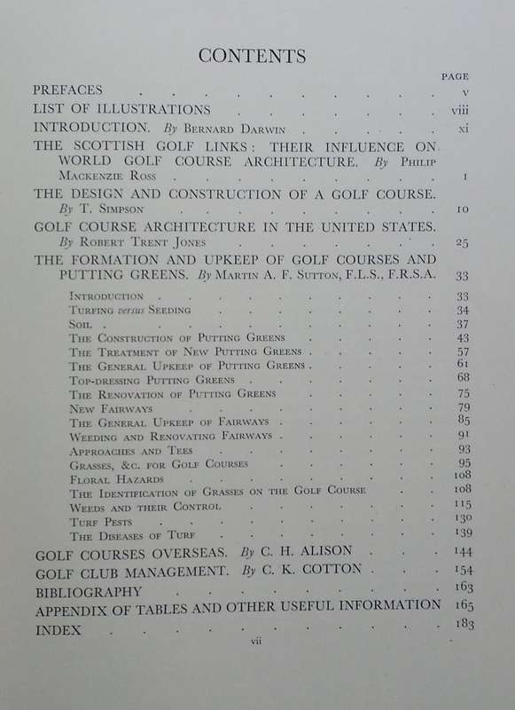 Golf Courses: Design, Construction and Upkeep (Published 1950) | Martin A. F. Sutton (Ed.)