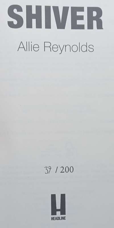 Shiver (Limited Edition Proof Copy) | Allie Reynolds