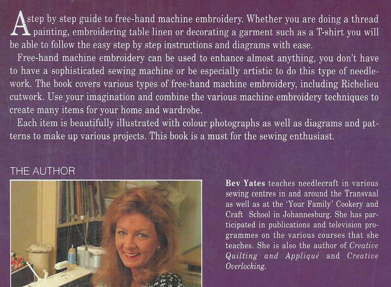 Creative Machine Embroidery (Inscribed by Author) | Bev Yates
