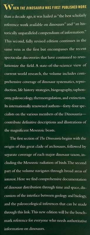 The Dinosauria (Second Edition) | David B. Weishampel