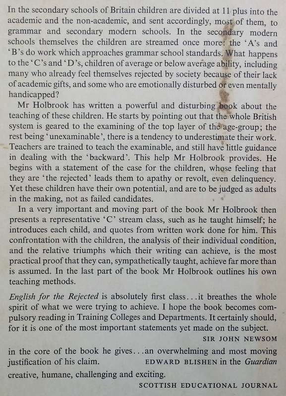 English for the Rejected: Training Literacy in the Lower Streams of the Secondary School | David ...