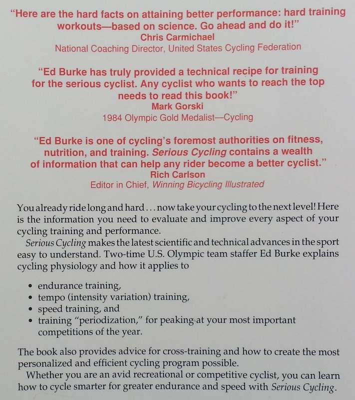 Serious Cycling | Edmund R. Burke