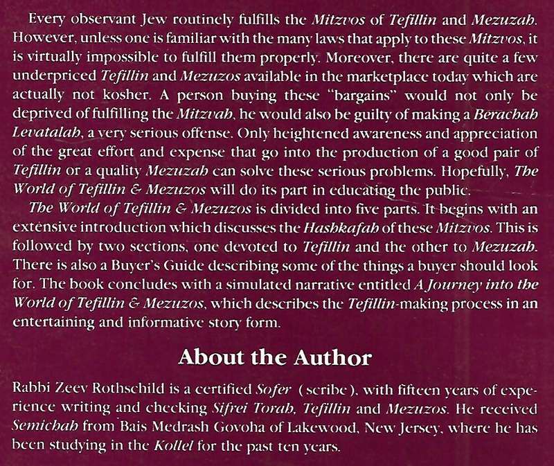 The World of Tefillin & Mezuzos | Rabbi Zeev Rothschild
