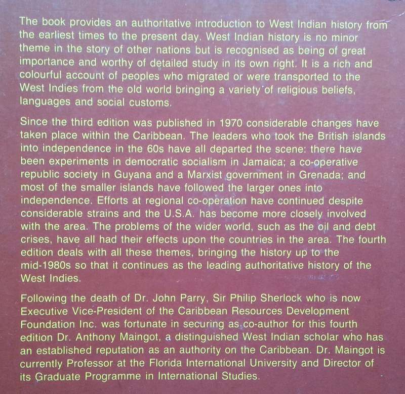 A Short History of the West Indies | J. H. Parry, et al.
