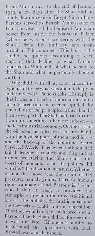 The Pride & the Fall: Iran, 1974-1979 | Anthony Parsons