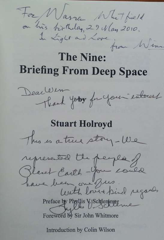 The Nine: Briefing from Deep Space (Inscribed by Phyllis Schlemmer, Who Wrote the Preface) | Stua...