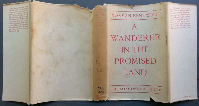 A Wanderer in the Promised Land | Norman Bentwich