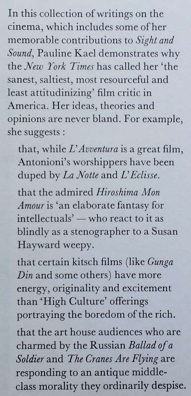 I Lost it at the Movies (First UK Edition, 1966) | Pauline Kael