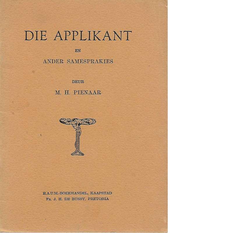 Die Applikant | M.H. Pienaar