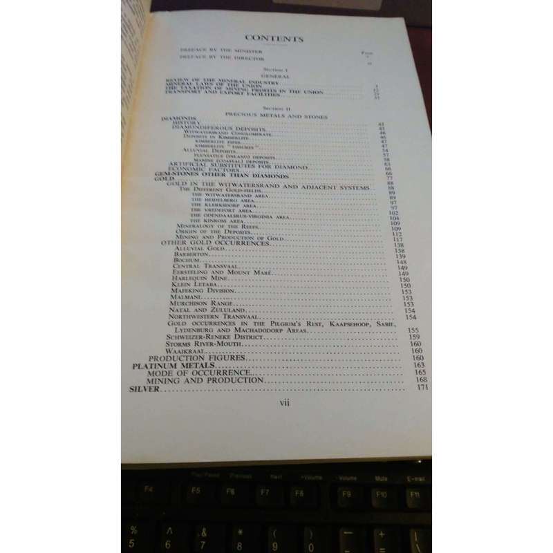 The Mineral Resources of the Union of South Africa (Fourth Edition) | Editor P.H. Vermeulen