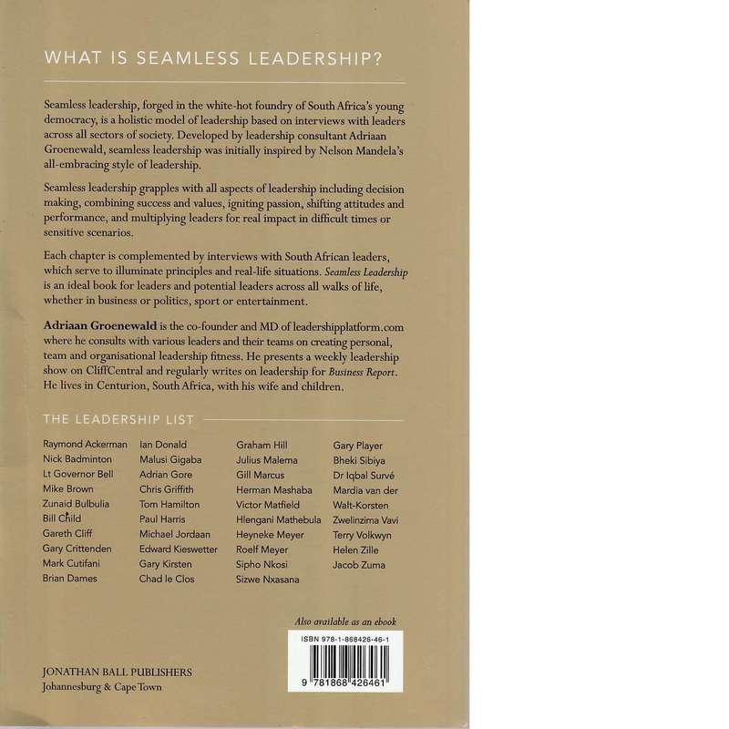 Seamless Leadership |  Adriaan Groenewald