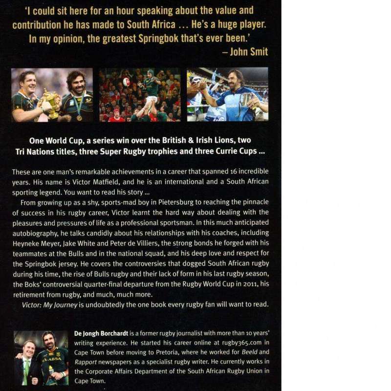 Victor: My Journey | Victor Matfield with De Jongh Borchardt