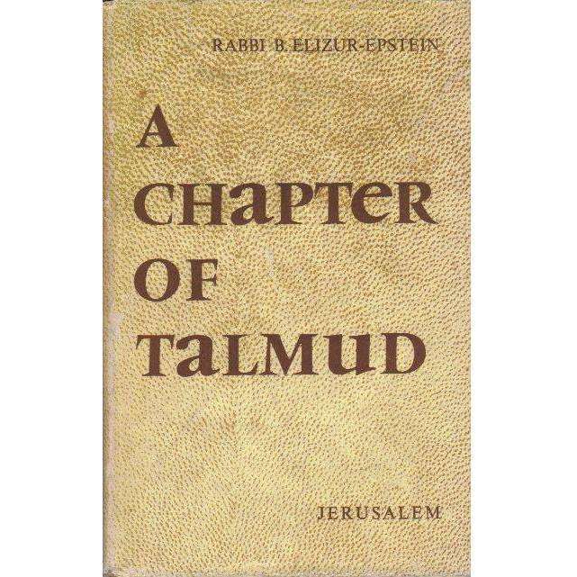 A Chapter of Talmud, Bava Mezia, IX - Perek Hamekabel | Rabbi B. Elizur-Epstein