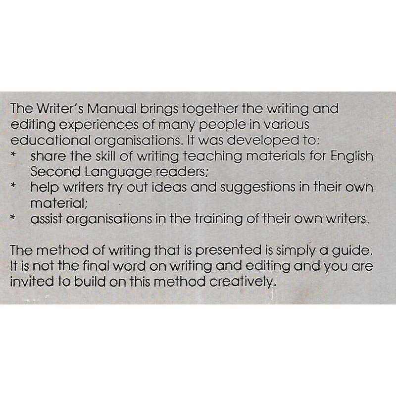 A Manual for Writers of Learning Materials | Barbara Hutton
