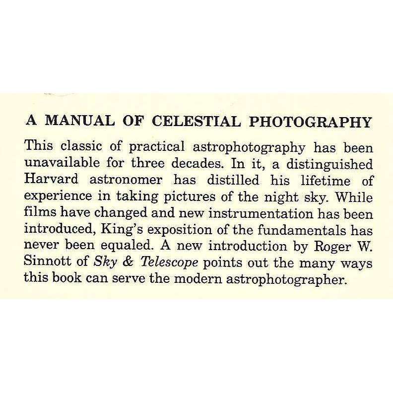 A Manual of Celestial Photography | E. S. King