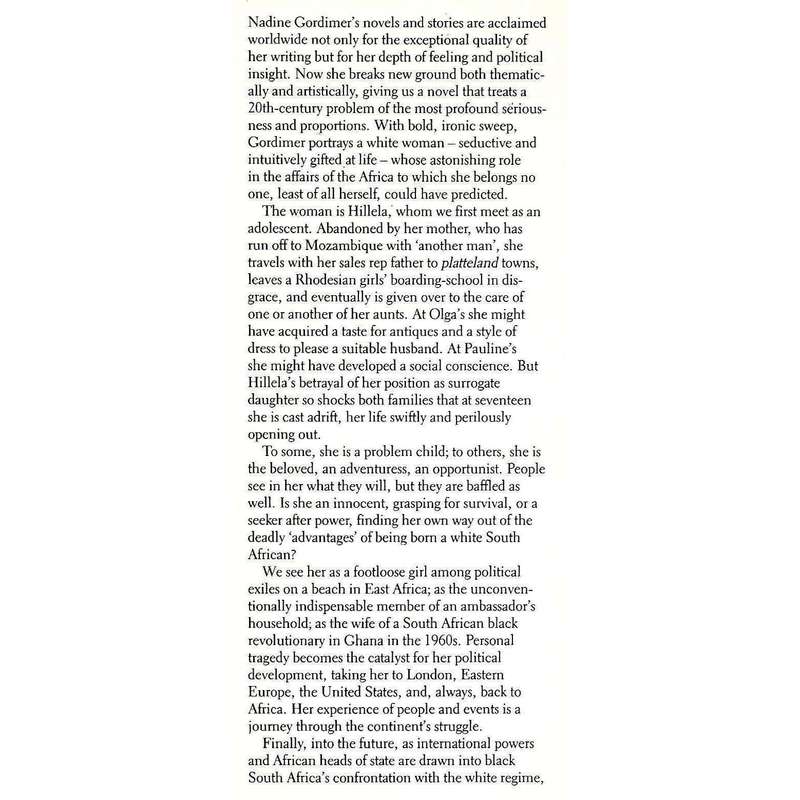 A Sport of Nature (Signed by Author) | Nadine Gordimer