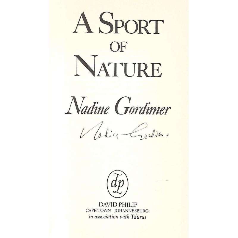 A Sport of Nature (Signed by Author) | Nadine Gordimer